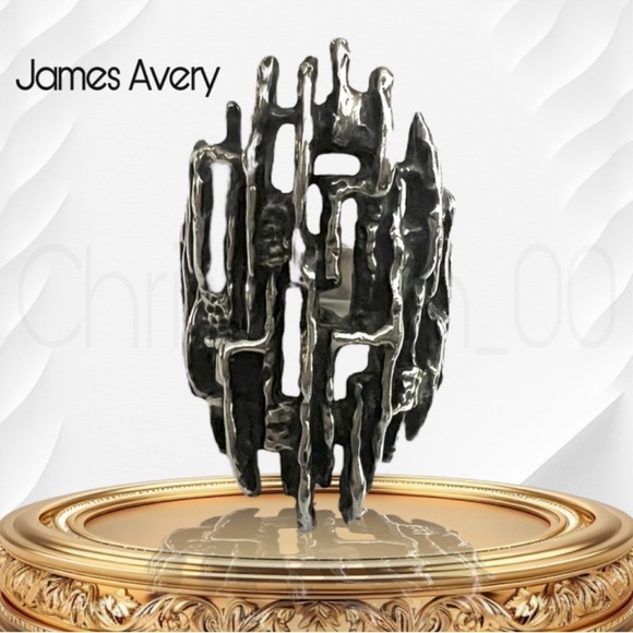 James Avery Avante driftwood aged appearance brutalist style